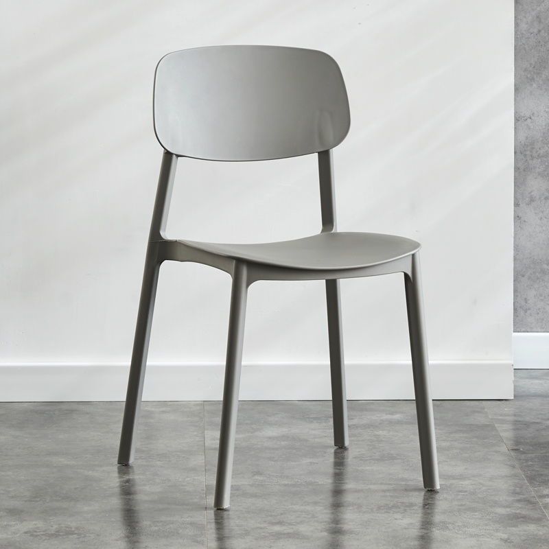 Kitchen Home Stacking Side Chair Open Back Dining Side Chair Clearhalo 'Dining Chairs' 'Dining Tables & Seating' 'dining_chair' 'furn' 'furn_dining_chair' 'Furniture' 'Kitchen & Dining Furniture' 1200x1200_b5960dee-3a60-4689-8630-bee41c4d349f