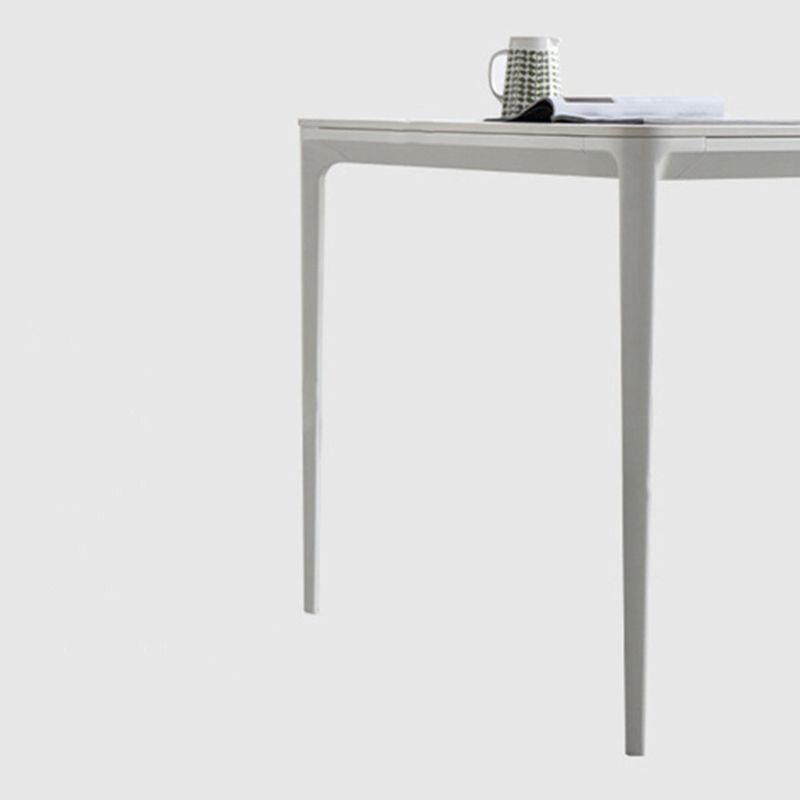 Stile contemporaneo 1/2/5/7 pezzi sedie da pranzo set mobili rettangolo in pietra in grigio