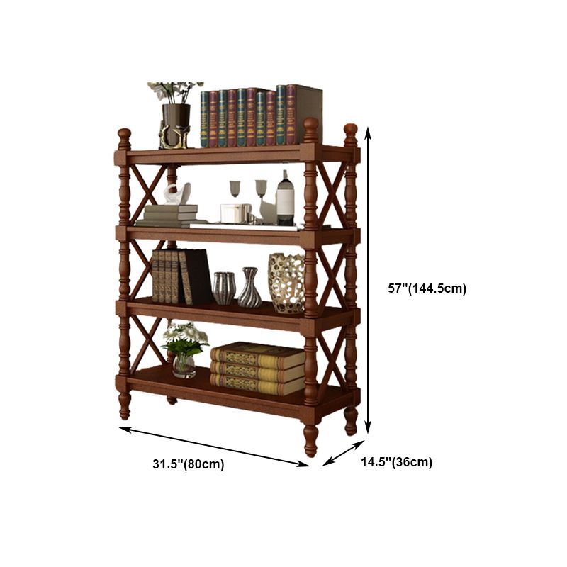 Rectangle Solid Wood Storage Bookshelf Nordic Study Room Bookcase Clearhalo 'Bookcases' 'furn' 'furn_bookcases' 'Furniture' 'Office Furniture' 1200x1200_b59a4f41-f9ec-4b73-a445-091708bae721