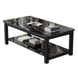 Ronde houten koffie of eindtafel ijzer voetstukbasis met opslag