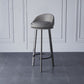 Glam Metal Barstool Fabric Counter Stool in Matte Finish for Home Clearhalo 'Bar Furniture' 'Bar Stools' 'bar_stools' 'furn' 'furn_bar_stools' 'Furniture' 'Kitchen & Dining Furniture' 1200x1200_b59ae182-3bc3-403f-ab5e-125b85bd6cb9