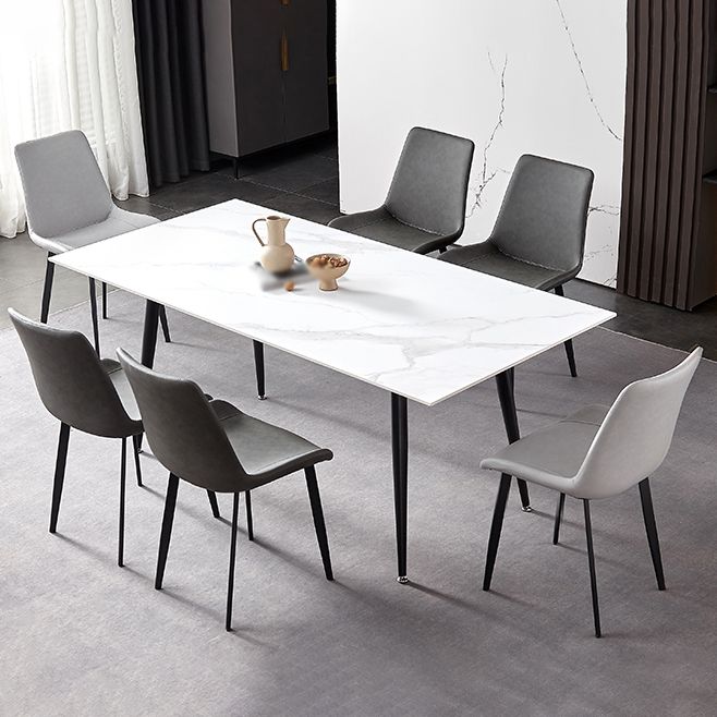 Industrial Style Metal Chair Kitchen Solid Back Dining Side Chairs (Set of 2) Clearhalo ' kitchen&dining_furn' 'Dining Chairs' 'Dining Tables & Seating' 'dining_chair' 'furn' 'furn_dining_chair' 'Furniture' 'furniture_dining_chair' 'Kitchen & Dining Furniture' 'kitchen' 1200x1200_b59c9a8e-2b03-4a89-b629-1539a61b1ce0