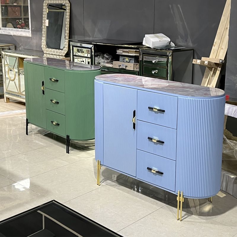 Cassettiera portaoggetti moderna in pietra con piano in pietra per camera da letto