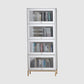 11.81"W Bookcase Glam Style Shelf Bookcase for Home and Office with Door Clearhalo 'Bookcases' 'furn' 'furn_bookcases' 'Furniture' 'furniture_bookcases' 'kitchen' 'kitchen_bookcases' 'Living Room Furniture' 'Office Furniture' 1200x1200_b5a03533-30a9-42ce-891c-38e6a16cb97e