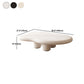 Scandinavian 4 Legs Coffee Table Geometric MDF Cocktail Table Clearhalo 'Coffee & Accent Tables' 'Coffee Tables' 'coffee_tables' 'furn' 'furn_coffee_tables' 'Furniture' 'Living Room Furniture' 1200x1200_b5a0a18c-9d2b-4b8b-8988-6cfcff13ad95