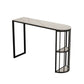 Industrial Style Bar Table Artificial Stone Top 42-inch Height Pub Table for Living Room Clearhalo 'Bar Furniture' 'Bar Tables' 'bar_tables' 'furn' 'furn_bar_tables' 'Furniture' 'furniture_bar_tables' 'Kitchen & Dining Furniture' 'kitchen&dining_furn' 'kitchen' 1200x1200_b5a2bae9-83b2-404d-a635-22e502fabf9b