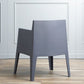 Contemporary Style Dining Chairs Arm Dining Chairs with Plastic Legs for Kitchen Clearhalo 'Dining Chairs' 'Dining Tables & Seating' 'dining_chair' 'furn' 'furn_dining_chair' 'Furniture' 'Kitchen & Dining Furniture' 1200x1200_b5a37694-40b4-45a1-8ea1-ae7b77eae869