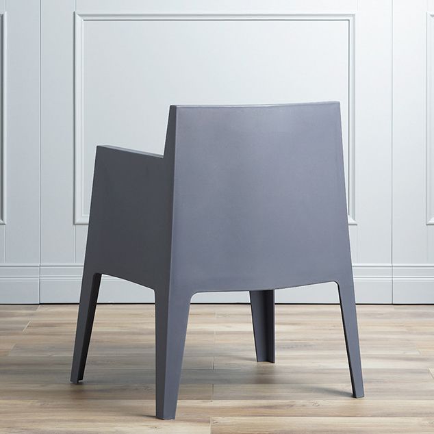 Contemporary Style Dining Chairs Arm Dining Chairs with Plastic Legs for Kitchen Clearhalo 'Dining Chairs' 'Dining Tables & Seating' 'dining_chair' 'furn' 'furn_dining_chair' 'Furniture' 'Kitchen & Dining Furniture' 1200x1200_b5a37694-40b4-45a1-8ea1-ae7b77eae869