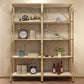Scandinavian Open Etagere Bookshelf with Gold Iron Frame White Manufactured Wood Shelf Clearhalo 'Bookcases' 'furn' 'furn_bookcases' 'Furniture' 'furniture_bookcases' 'kitchen' 'kitchen_bookcases' 'Living Room Furniture' 'Office Furniture' 1200x1200_b5a512e9-e78c-4456-a7f1-2cd72fa6a9e7