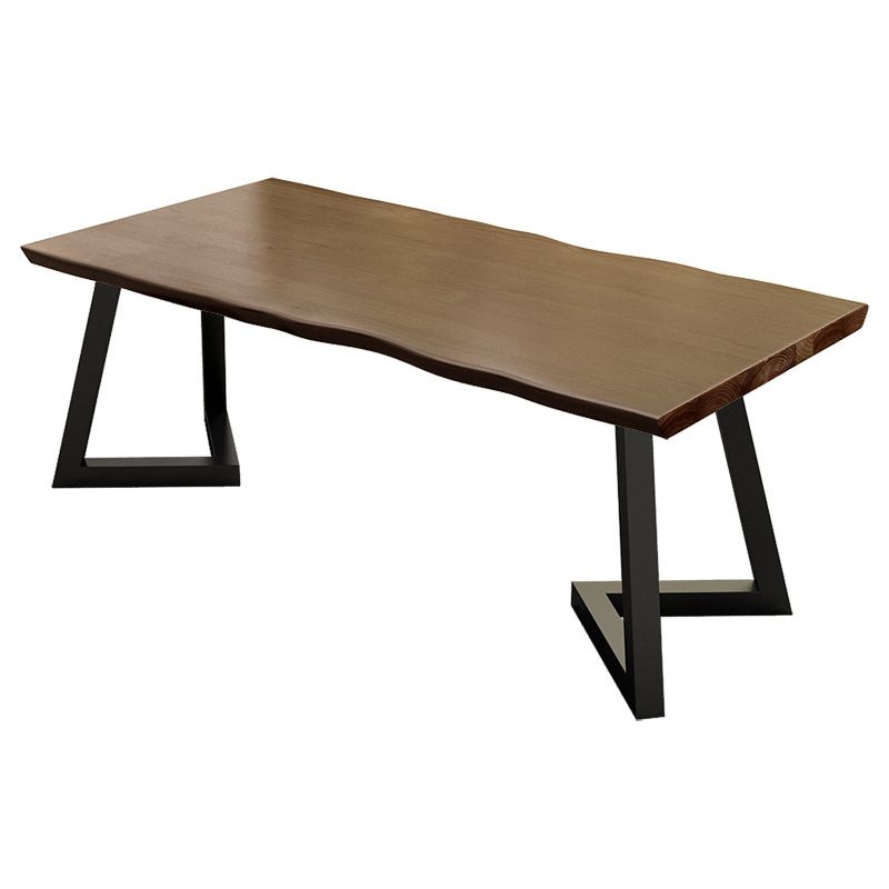 Solid Wood Work Table Free Form Home Office Modern Writing Desk Clearhalo 'Furniture' 'furniture_office_desk' 'Office Desks' 'Office Furniture' 'office_desk' 1200x1200_b5aad1ce-4ae7-4013-a65c-214cade8a05a