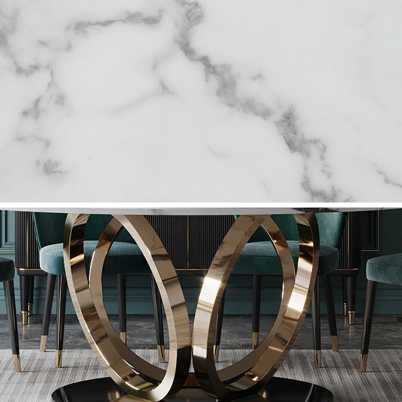 Round Marble Dining Table Traditional Luxury Dining Room Collection with Pedestal Base Clearhalo ' dining_table' 'Dining Tables & Seating' 'Dining Tables' 'furn' 'furn_dining_table' 'Furniture' 'furniture_dining_table' 'Kitchen & Dining Furniture' 'kitchen&dining_furn' 'kitchen' 'kitchen_dining_table' 1200x1200_b5ae6dce-785b-45e0-b576-29e96154b093