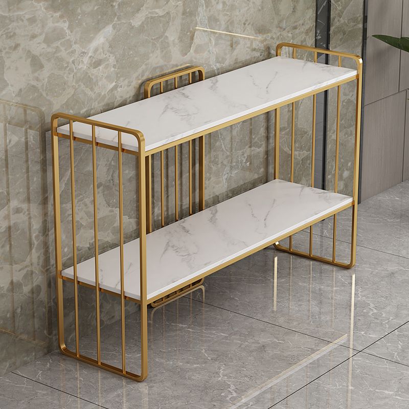 Massiccola della sala da pranzo in metallo Gabinetto del server buffet glam con archiviazione aperta