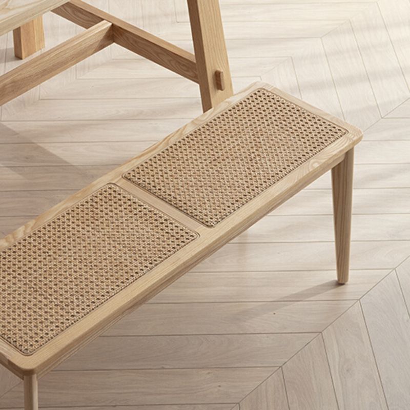 11.8" Wide Tropical Bench Solid Wood Seating Bench with Straight Legs Clearhalo 'Benches' 'Chairs & Seating' 'furn' 'furn_benches' 'Furniture' 'Living Room Furniture' 1200x1200_b5b0ee1f-0adc-4590-bc58-45a202612387