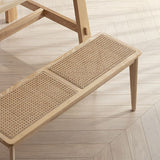 11.8" Wide Tropical Bench Solid Wood Seating Bench with Straight Legs Clearhalo 'Benches' 'Chairs & Seating' 'furn' 'furn_benches' 'Furniture' 'Living Room Furniture' 1200x1200_b5b0ee1f-0adc-4590-bc58-45a202612387