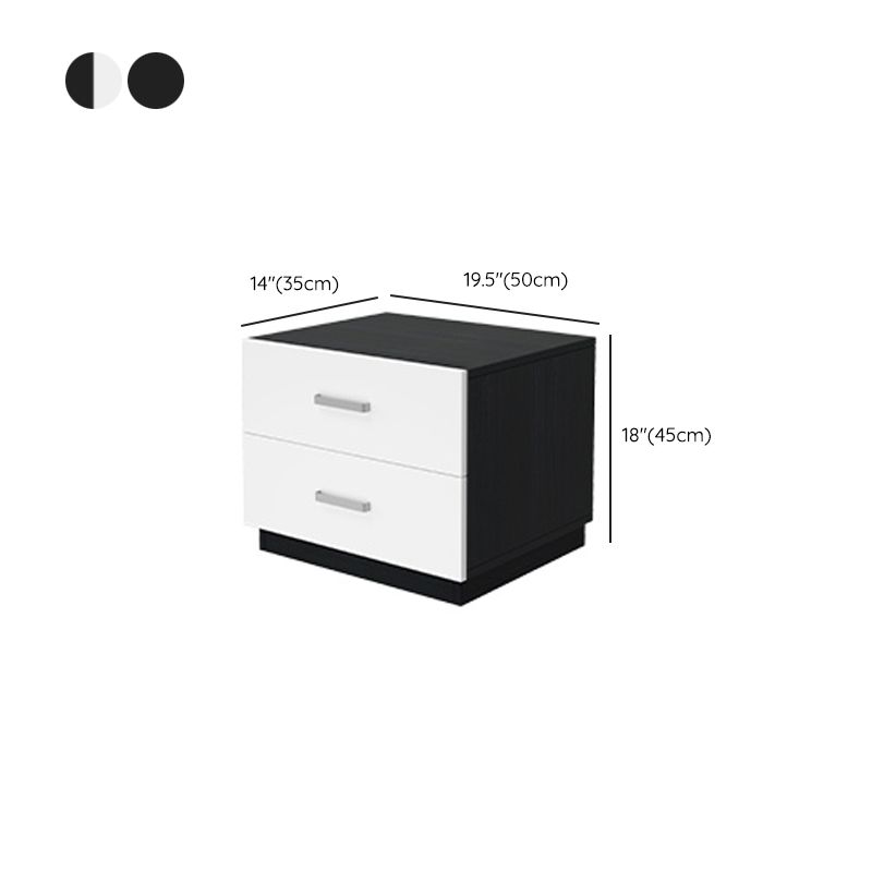 Mesa de madera de faux contemporánea de gabinete con cajones