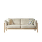 Linen Modern Sofa 32.6"W Recessed Arm Sofa with Loose Back for Living Room Clearhalo 'furn' 'furn_sofas' 'Furniture' 'furniture_sofas' 'kitchen' 'kitchen_sofas' 'Living Room Furniture' 'Sofa' 'sofas' 1200x1200_b5b970bb-e1cf-4a3d-859e-175f2b2707dc