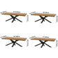 Solid Wood Brown Tone Dining Table Industrial 4 Legs Table for Dining Room Clearhalo ' dining_table' 'Dining Tables & Seating' 'Dining Tables' 'furn' 'furn_dining_table' 'Furniture' 'furniture_dining_table' 'Kitchen & Dining Furniture' 'kitchen&dining_furn' 'kitchen' 'kitchen_dining_table' 1200x1200_b5b9cd2a-a3e6-4b09-8c5f-f5ae8afcf780