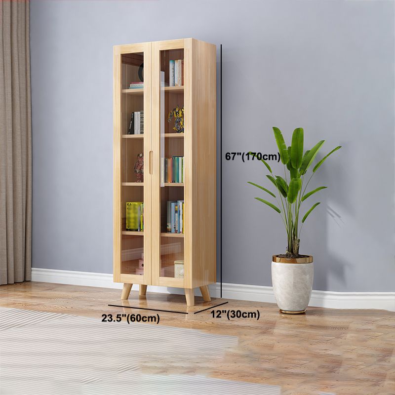 Modern Manufactured Wood Standard Bookcase Natural Vertical Bookcase Clearhalo 'Bookcases' 'furn' 'furn_bookcases' 'Furniture' 'furniture_bookcases' 'kitchen' 'kitchen_bookcases' 'Living Room Furniture' 'Office Furniture' 1200x1200_b5be990e-4637-40d6-abc4-d37f0e4cd005