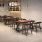 Industrial Pine Wood Table for Restaurant Rectangle Dining Table with Trestle Base Clearhalo ' dining_table' 'Dining Tables & Seating' 'Dining Tables' 'furn' 'furn_dining_table' 'Furniture' 'furniture_dining_table' 'Kitchen & Dining Furniture' 'kitchen&dining_furn' 'kitchen' 'kitchen_dining_table' 1200x1200_b5bea18e-c276-428f-a9ad-1630675be255