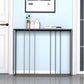 Tavolo di divano console di ferro contemporaneo Rettangolo Black End Table per Hall