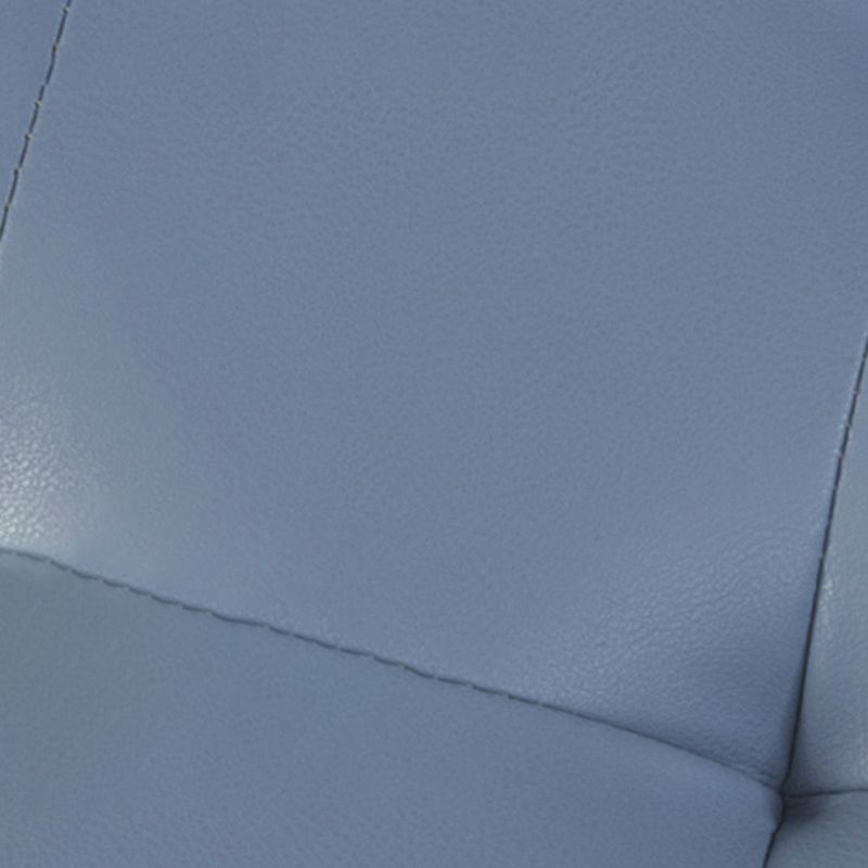 Pouf contemporain vert foncé pure couleur ronde cuir intérieur pouf