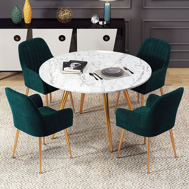 Upholstered Dining Arm Chair Restaurant Dining Armchair with Metal Legs (Set of 2) Clearhalo ' kitchen&dining_furn' 'Dining Chairs' 'Dining Tables & Seating' 'dining_chair' 'furn' 'furn_dining_chair' 'Furniture' 'furniture_dining_chair' 'Kitchen & Dining Furniture' 'kitchen' 1200x1200_b5bf85ca-8aca-4b89-9b4d-ea18e87085de