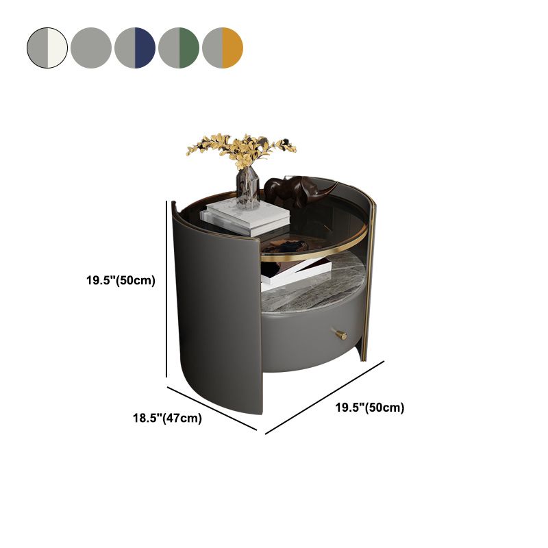 20" Tall 1 - Drawer Nightstand with Shelf Bedside Cabinet With Legs Clearhalo 'Bedroom Furniture' 'furn' 'furn_night_stand' 'Furniture' 'night_stand' 'Nightstands' 1200x1200_b5bfb1be-0a52-4359-9209-a7b7c505dd46