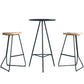 Industrial Style Iron Bar Table 23.6" Round Top Indoor Table with 3 Legs Clearhalo 'Bar Furniture' 'Bar Tables' 'bar_tables' 'furn' 'furn_bar_tables' 'Furniture' 'furniture_bar_tables' 'Kitchen & Dining Furniture' 'kitchen&dining_furn' 'kitchen' 1200x1200_b5bfe8f4-c627-4500-89d3-3a1a23c293d4