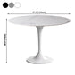 Simplicity Round Dining Table Sintered Stone Table with Tulip Base for Dining Room Clearhalo ' dining_table' 'Dining Tables & Seating' 'Dining Tables' 'furn' 'furn_dining_table' 'Furniture' 'furniture_dining_table' 'Kitchen & Dining Furniture' 'kitchen&dining_furn' 'kitchen' 'kitchen_dining_table' 1200x1200_b5bffcf1-cbae-4c84-a200-ba4ab1638541