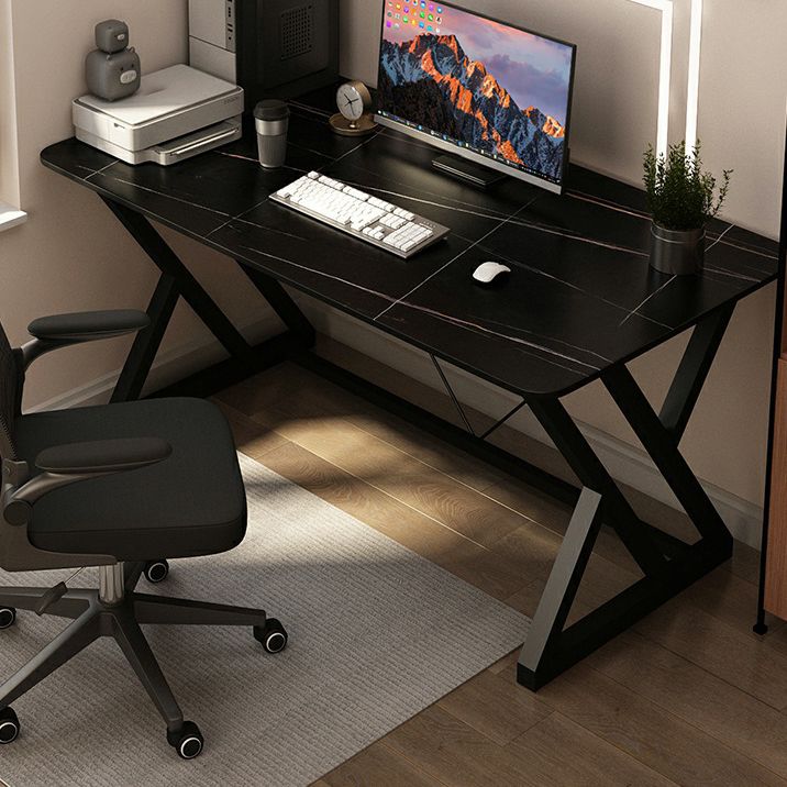 29.53 "H Industrieel rechthoekige kantoorbureau Antieke afwerking Computer Desk