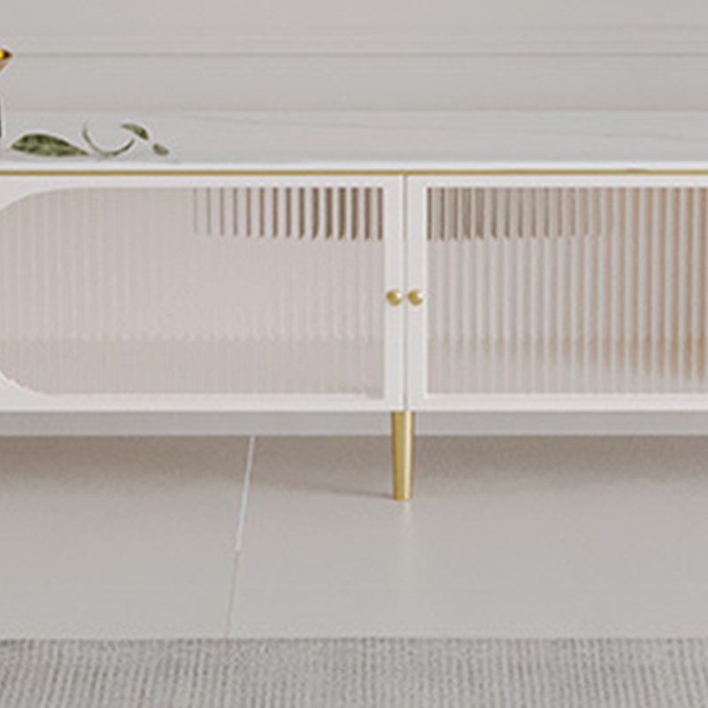 Soporte para TV Stone Media Console, soporte para TV con almacenamiento cerrado y cajones