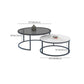 Round Nesting Coffee Table Set Frame Modern Coffee Table with Storage Clearhalo 'Coffee & Accent Tables' 'Coffee Tables' 'coffee_tables' 'furn' 'furn_coffee_tables' 'Furniture' 'Living Room Furniture' 1200x1200_b5c6914c-a652-452f-8f1c-03d3194faff0