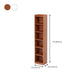 Modern Style Closed Back Bookshelf Engineered Wood Bookcase for Home