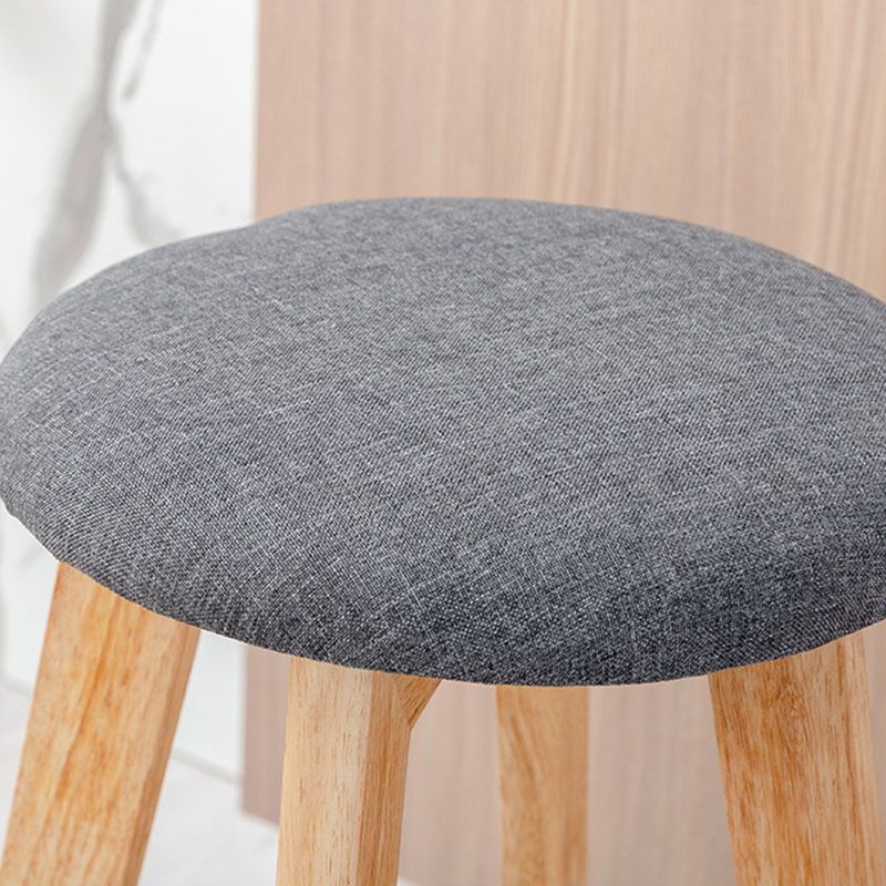 Scandinavian Matte Finish Solid Wood Bar Stool Restaurant Footrest Stool Clearhalo 'Bar Furniture' 'Bar Stools' 'bar_stools' 'furn' 'furn_bar_stools' 'Furniture' 'furniture_bar_stools' 'Kitchen & Dining Furniture' 1200x1200_b5cab29a-2d15-4b51-bbd7-fe427142fd9a