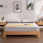 Vaste kleur Scandinavisch latbed gebogen bed met aangepaste houten benen