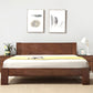 Modern Solid Color Panel Bed Rubberwood Standard Bed with Headboard Clearhalo 'Bedroom Furniture' 'Beds' 'furn' 'furn_beds' 'Furniture' 1200x1200_b5cbbb0a-dc65-4f6d-aa66-6d923cfcbd00