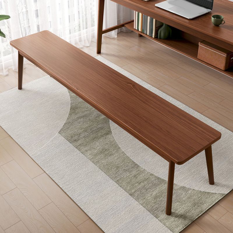 Contemporary Engineered Wood Bench Rectangle Seating Bench with Legs Clearhalo 'Benches' 'Chairs & Seating' 'furn' 'furn_benches' 'Furniture' 'Living Room Furniture' 1200x1200_b5ce84a1-8b29-432c-a542-63bc04c614a8