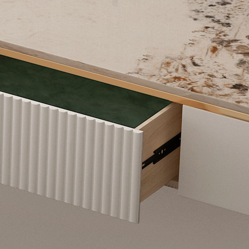 Hedendaagse woningschrijfbureau rechthoekige kantoorbureau met 3 opbergladen