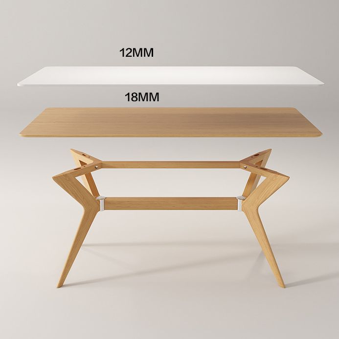 Steen top eettafel set met houten frame 1/4/5/7 stuks moderne dinette set voor thuis