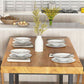 Mesa de comedor con caballete rectangular, mesa de madera moderna para comedor y Bar