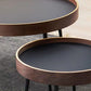Metal and Wood Coffee Table Tray Top Cocktail Table with 4 Legs Clearhalo 'Coffee & Accent Tables' 'Coffee Tables' 'coffee_tables' 'furn' 'furn_coffee_tables' 'Furniture' 'Living Room Furniture' 1200x1200_b5d13c04-5435-48ab-b4b4-7ef4ebc584ba
