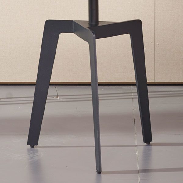 21.65 "/23.62"背の高いスチール3脚エンドテーブルモダンラウンドスレートトップサイドテーブル