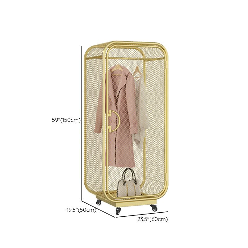 Armoire de garde-robe armoire de rangement en métal de style industriel