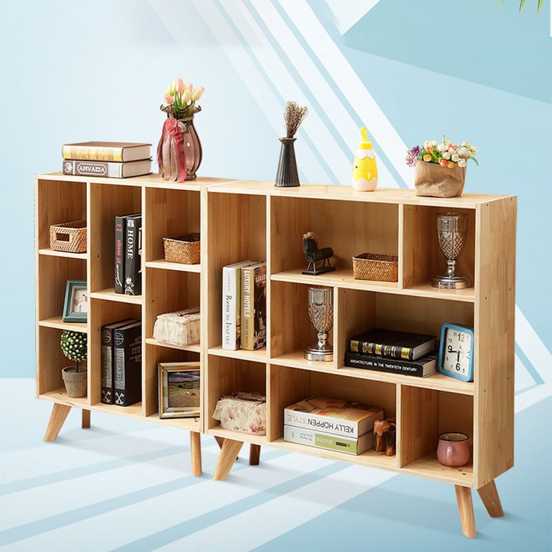 Modern Style Standard Bookcase Wooden Closed Back Bookshelf for Home Office Clearhalo 'Bookcases' 'furn' 'furn_bookcases' 'Furniture' 'furniture_bookcases' 'Office Furniture' 1200x1200_b5d55114-0e3d-498d-9774-8ab63e2ea11a