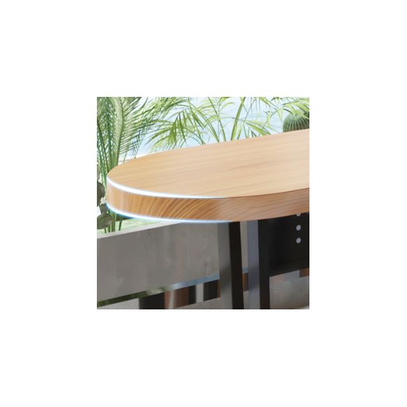 Tavolo da bar in stile industriale rettangolare btrollo in legno massello scrivania per interno