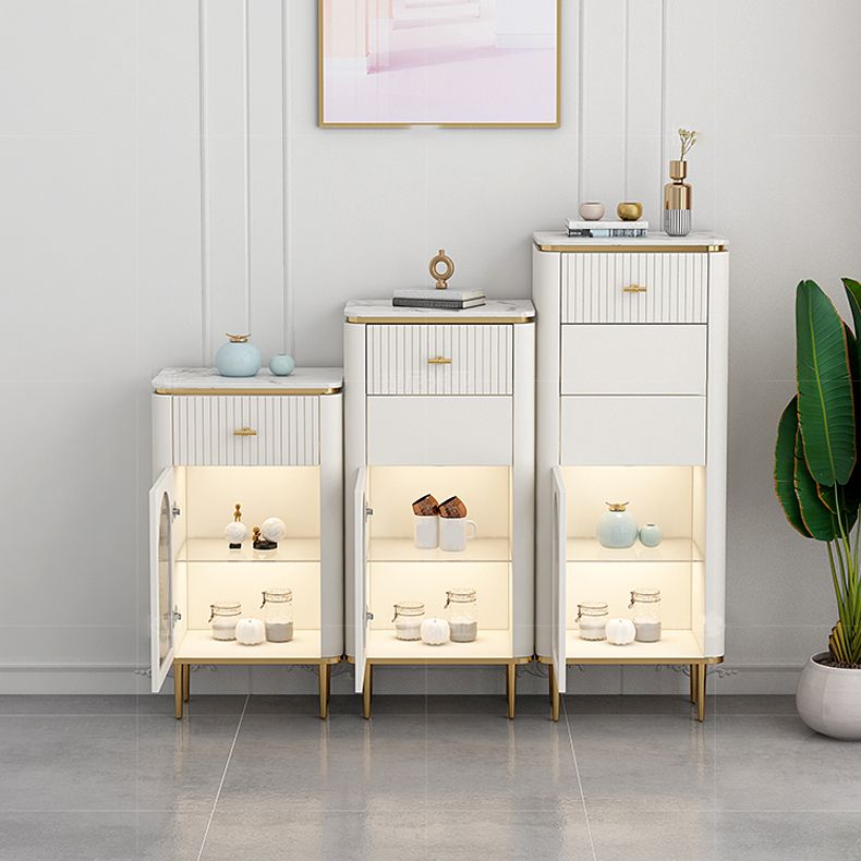 1/2 laden Combo Dressoir Moderne opbergkast voor slaapkamer met sensorlicht