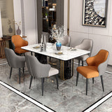 Moderne stijl lederen Parsons gestoffeerde huis voor huis Dining zijstoel