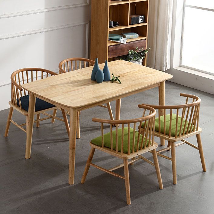Modern Style Windsor Back Chair Dining Arm Chairs with Wooden Legs for Kitchen Clearhalo ' kitchen&dining_furn' 'Dining Chairs' 'Dining Tables & Seating' 'dining_chair' 'furn' 'furn_dining_chair' 'Furniture' 'furniture_dining_chair' 'Kitchen & Dining Furniture' 'kitchen' 1200x1200_b5db090c-1829-4c66-bf9d-8565af7fdcec