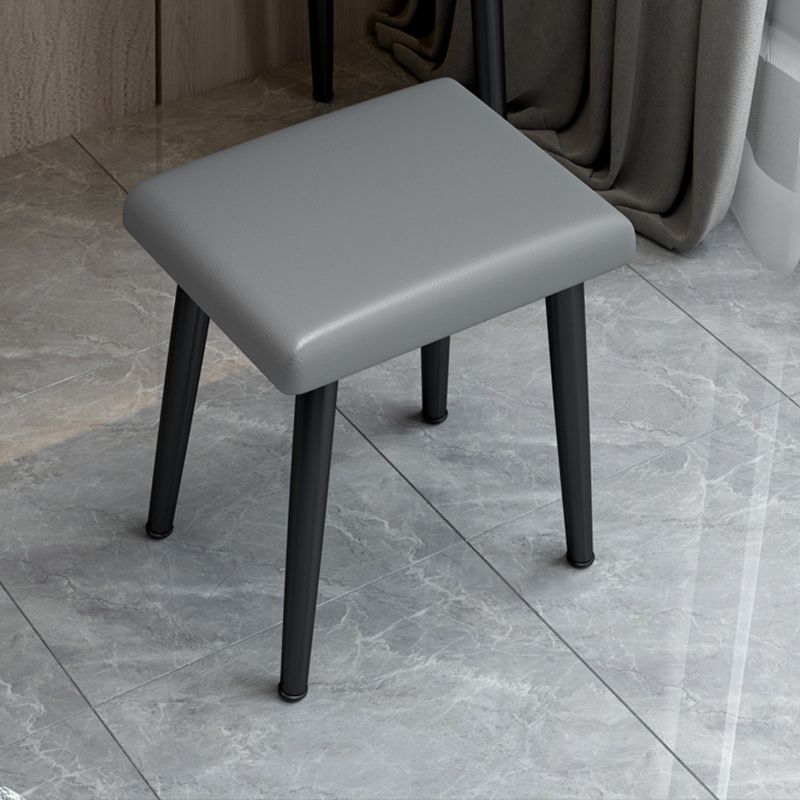 Modern Compact Makeup Vanity 1/2 Cassette da toeletta con sgabello imbottito