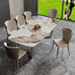 Nordic 1/6/7/8 Pieces Dining Set Sintered Stone Dining Table Set for Home Clearhalo 'Dining Room Sets' 'Dining Tables & Seating' 'dining_room_set' 'furn' 'furn_dining_room_set' 'Furniture' 'furniture_dining_room_set' 'Kitchen & Dining Furniture' 1200x1200_b5dcc345-0598-4195-bcf2-8f400b04b12e